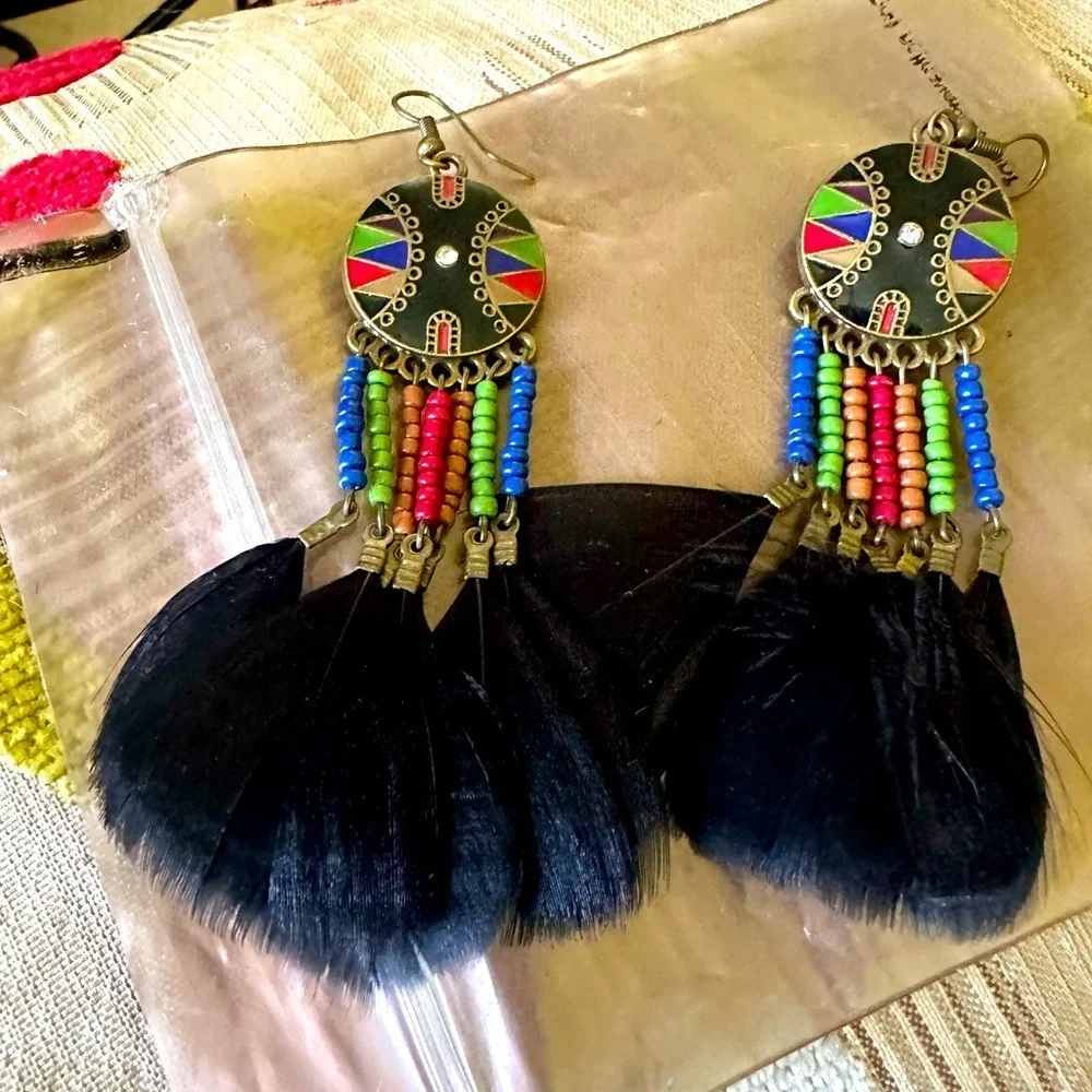 Earrings approx 2 inch long